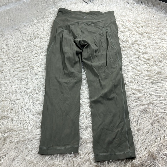 Lululemon Get Centred High Rise Crop 21" Grey Sage - Picture 6 of 7